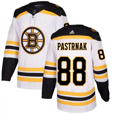 Män Ishockey Boston Bruins tröja David Pastrnak 88 Adidas Vit Authentic
